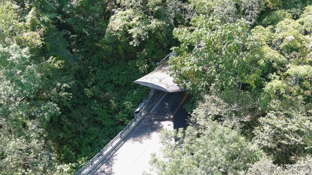 坑門外観（俯瞰）