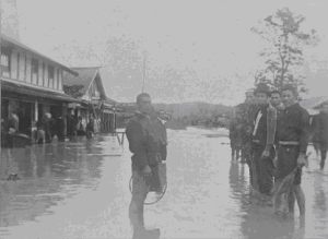 岩見沢浸水の状況