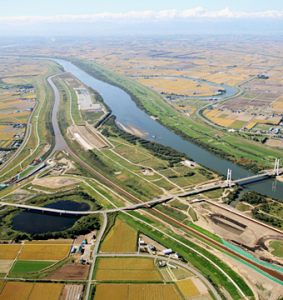 幾春別川新水路(岩見沢河川事務所蔵) 