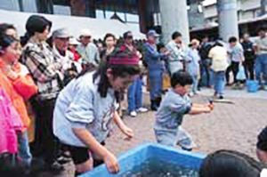 江別八ツ目うなぎ祭り（江別市蔵）