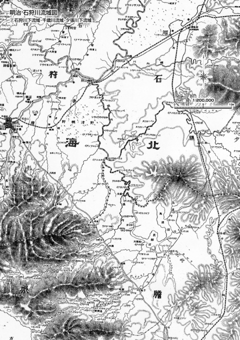 明治の千歳川流域図