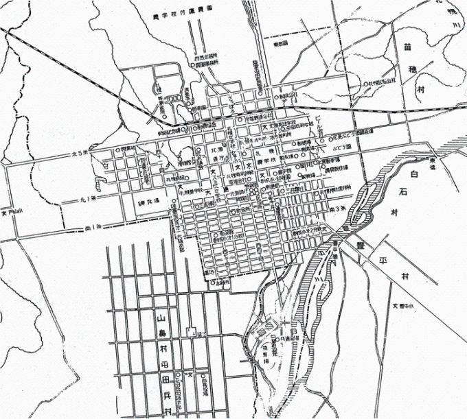 明治26年の札幌の様子（札幌市史）