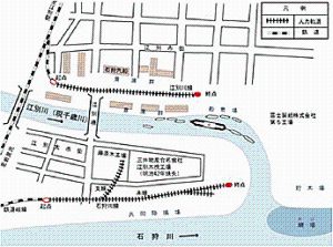 江別港の模式図