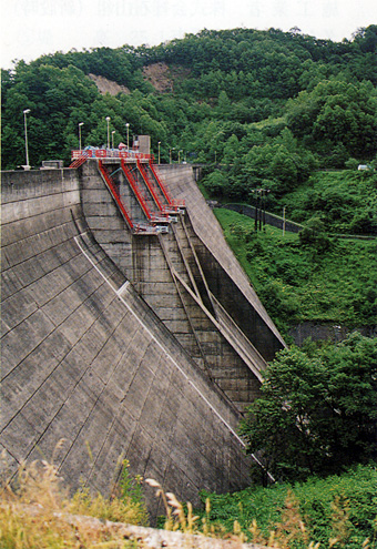 昭和35年頃 夕張川流域 土地利用2 札幌開発建設部 治水100年 札幌開発建設部