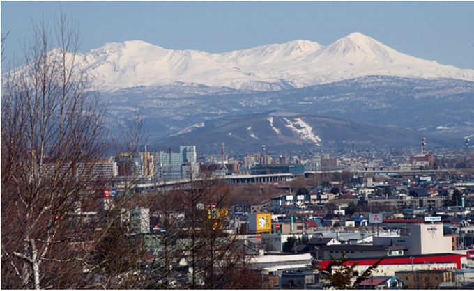 旭岳と旭川市