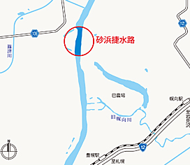 岩見沢市北村砂浜