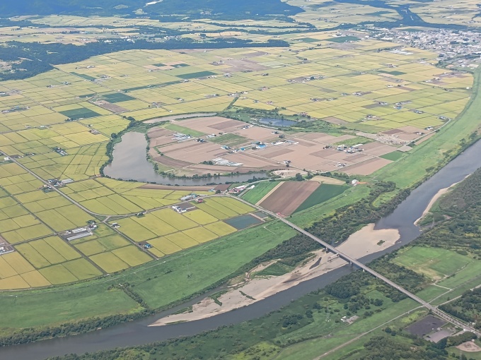 石狩川の旧川である袋地沼