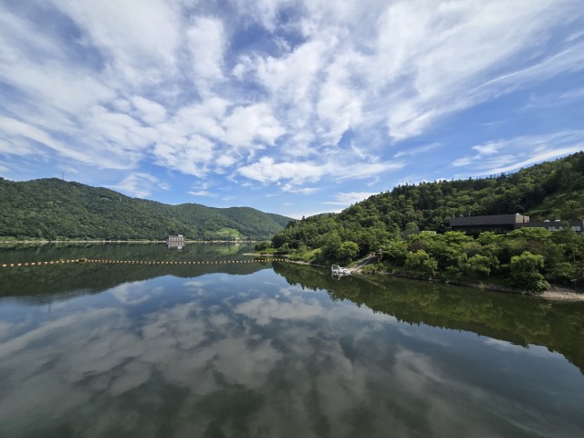 滝里湖（滝里ダム堤頂）