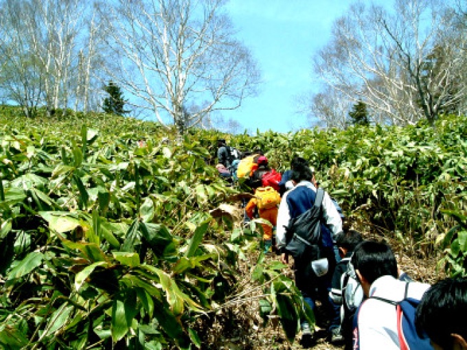 ゼロの山登山者