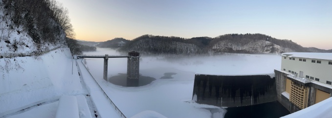 霧のえにわ湖