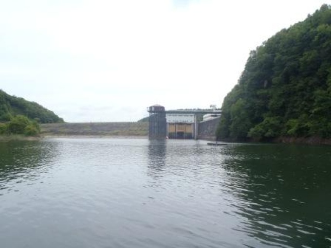 えにわ湖下流方向