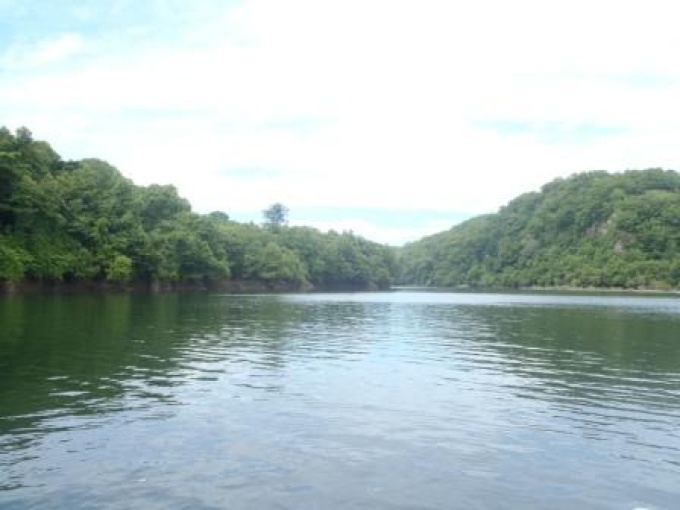 えにわ湖上流方向