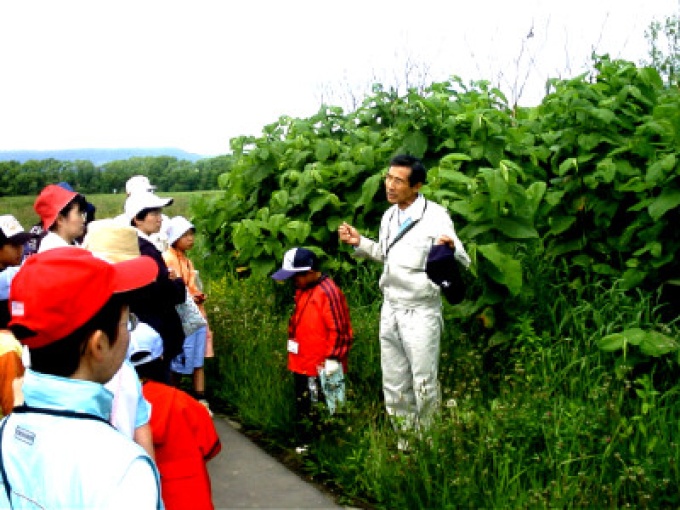 砂川遊水地付近