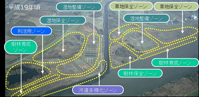 平成19年から平成30年の変化を確認する比較写真