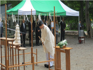 治水のお祭りの写真