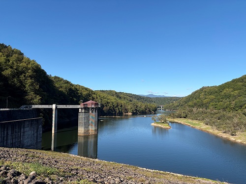令和8年9月16日　漁川ダムからの風景