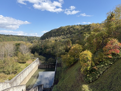 令和8年10月7日　漁川ダムからの風景