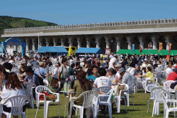 「最北端・食マルシェ」会場の様子