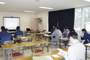 稚内開発建設部　石田次長の開会挨拶